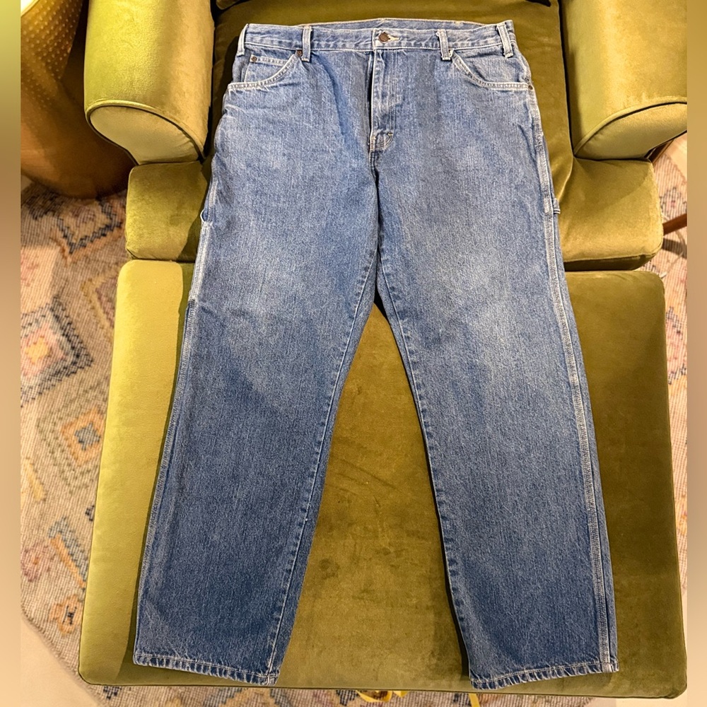 Dickies Men's Straight Blue Jeans